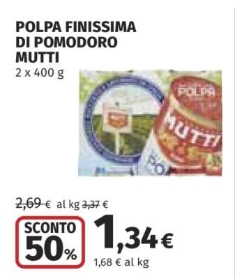 POLPA FINISSIMA DI POMODORO MUTTI