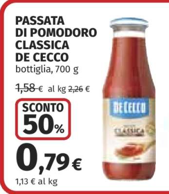 PASSATA DI POMODORO CLASSICA DE CECCO
