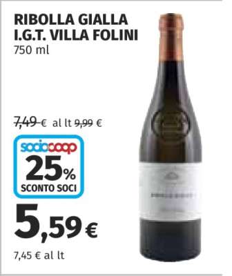 RIBOLLA GIALLA I.G.T. VILLA FOLINI