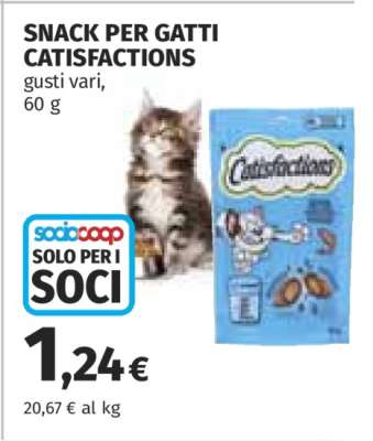 Snack per gatti Catisfactions