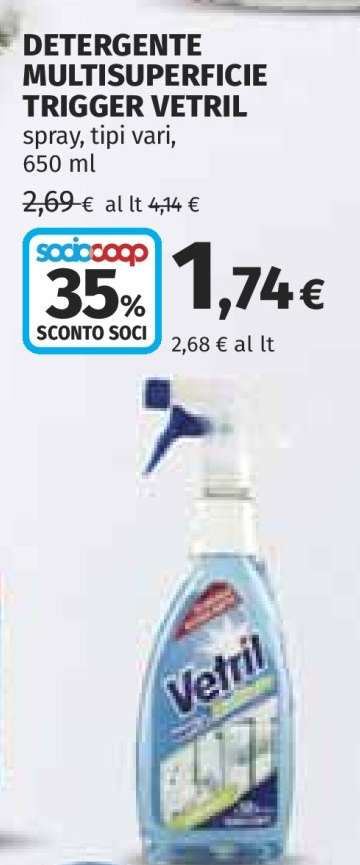 DETERGENTE MULTISUPERFICIE TRIGGER VETRIL