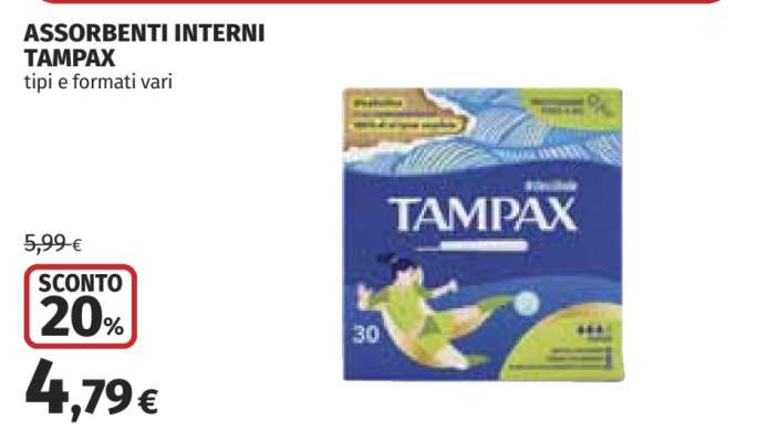 ASSORBENTI INTERNI TAMPAX