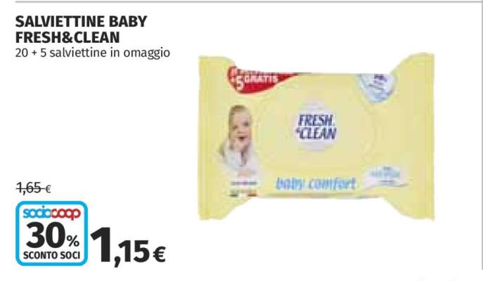 SALVIETTINE BABY FRESH & CLEAN