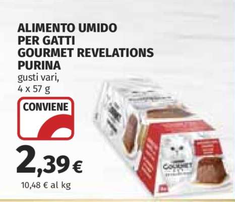 Alimento Umido per Gatti Gourmet Revelations Purina