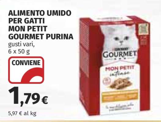 Alimento Umido per Gatti Mon Petit Gourmet Purina