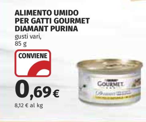 ALIMENTO UMIDO PER GATTI GOURMET DIAMANT PURINA