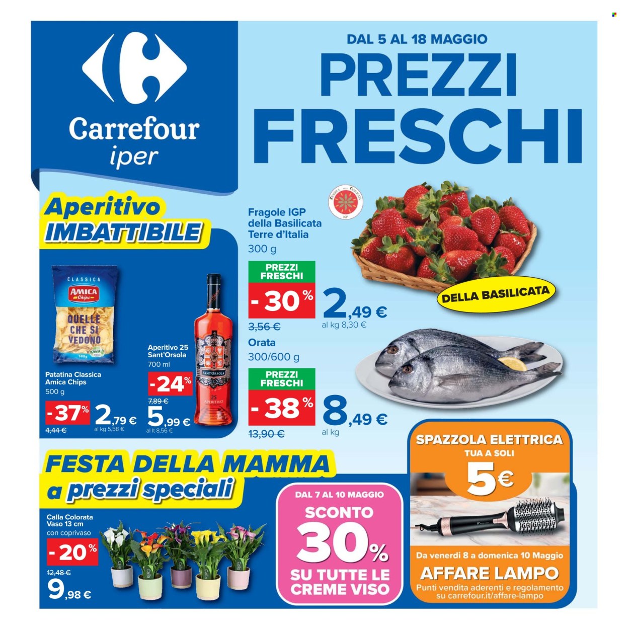 Volantino Carrefour - 5/5/2026 - 18/5/2026. Pagina 1