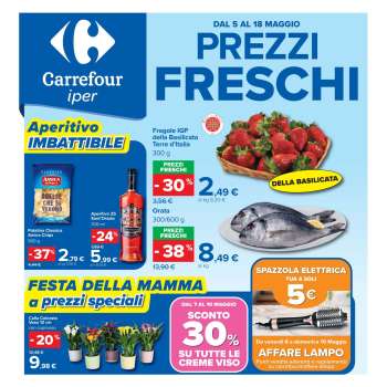 Volantino Carrefour - 5/5/2026 - 18/5/2026.