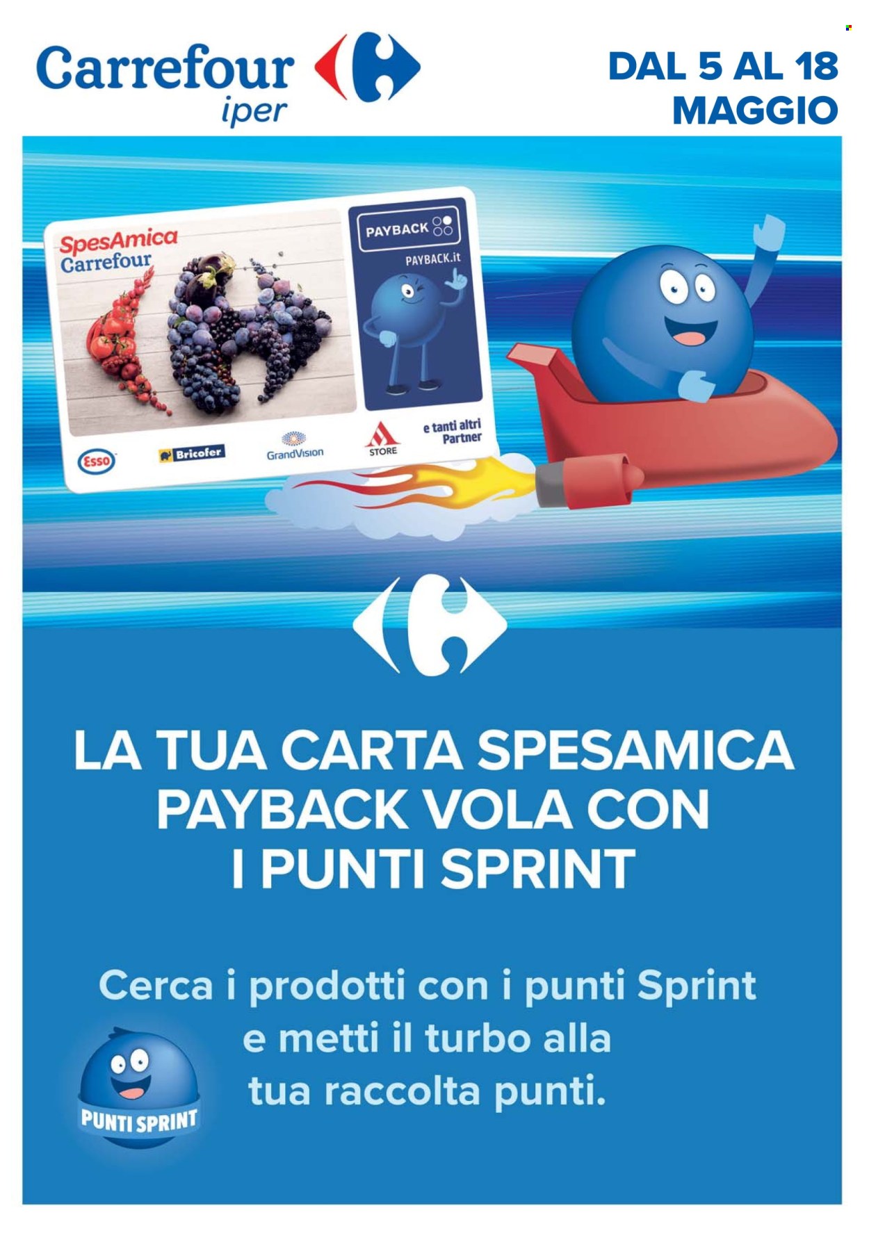 Volantino Carrefour - 5/5/2026 - 18/5/2026. Pagina 1