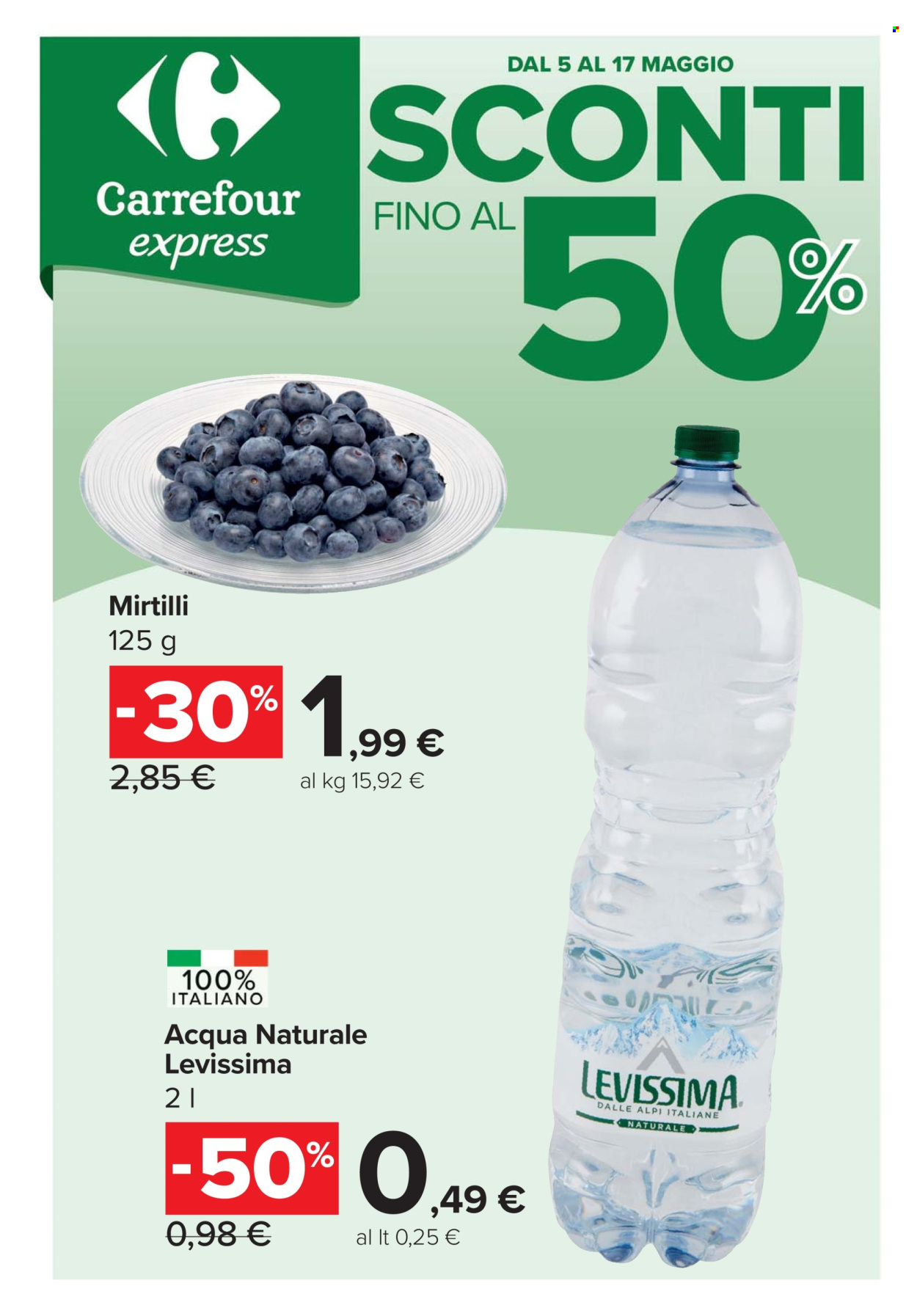 Volantino Carrefour - 5/5/2026 - 17/5/2026. Pagina 1