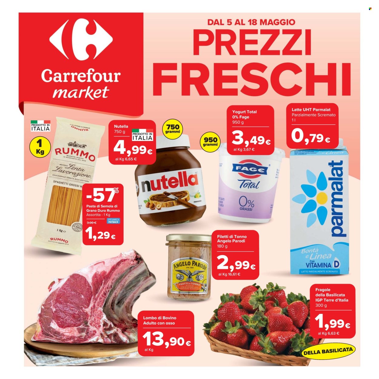 Volantino Carrefour - 5/5/2026 - 18/5/2026. Pagina 1