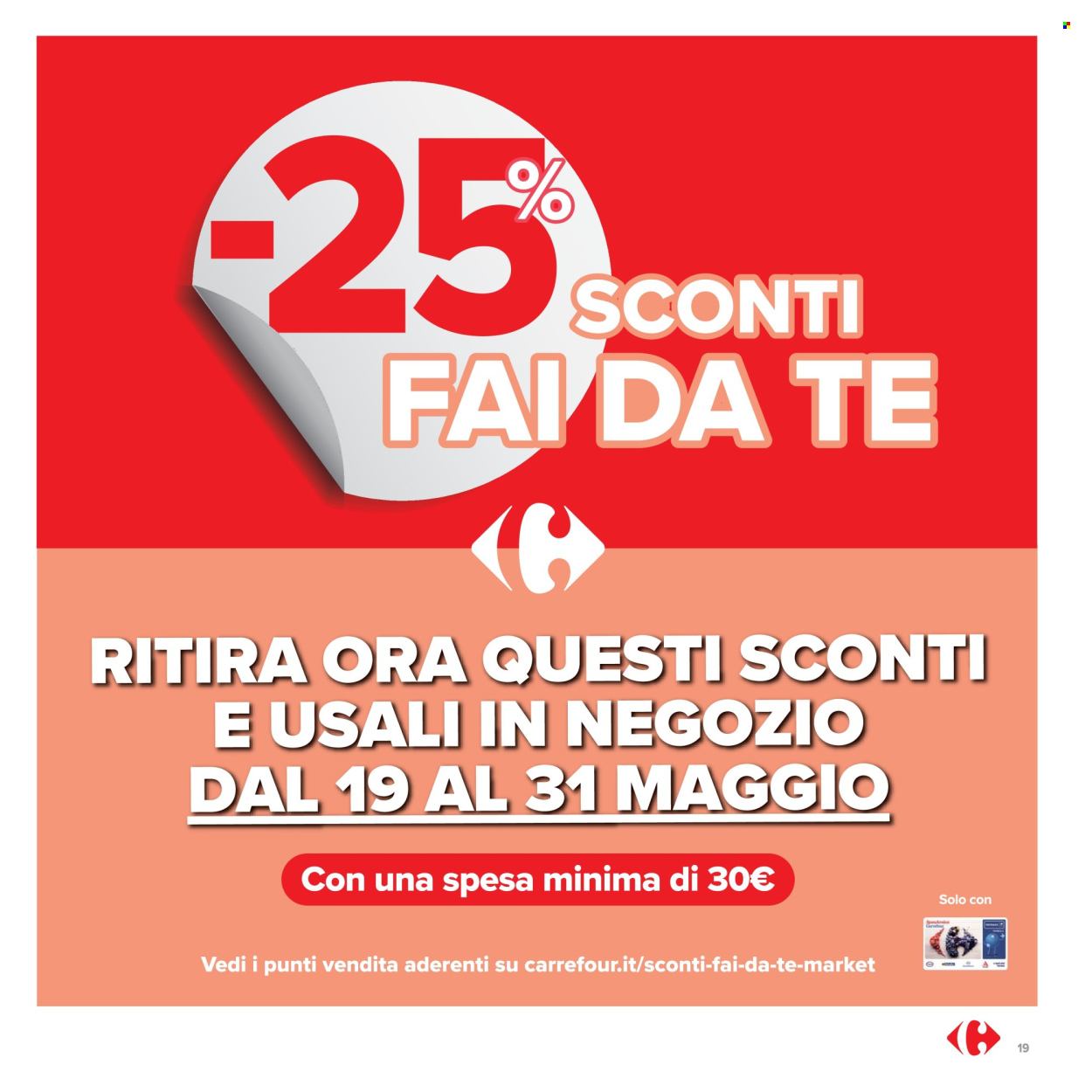 Volantino Carrefour - 5/5/2026 - 18/5/2026. Pagina 19