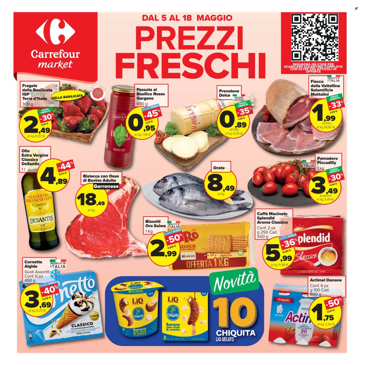 Volantino Carrefour - 5/5/2026 - 18/5/2026. Pagina 1