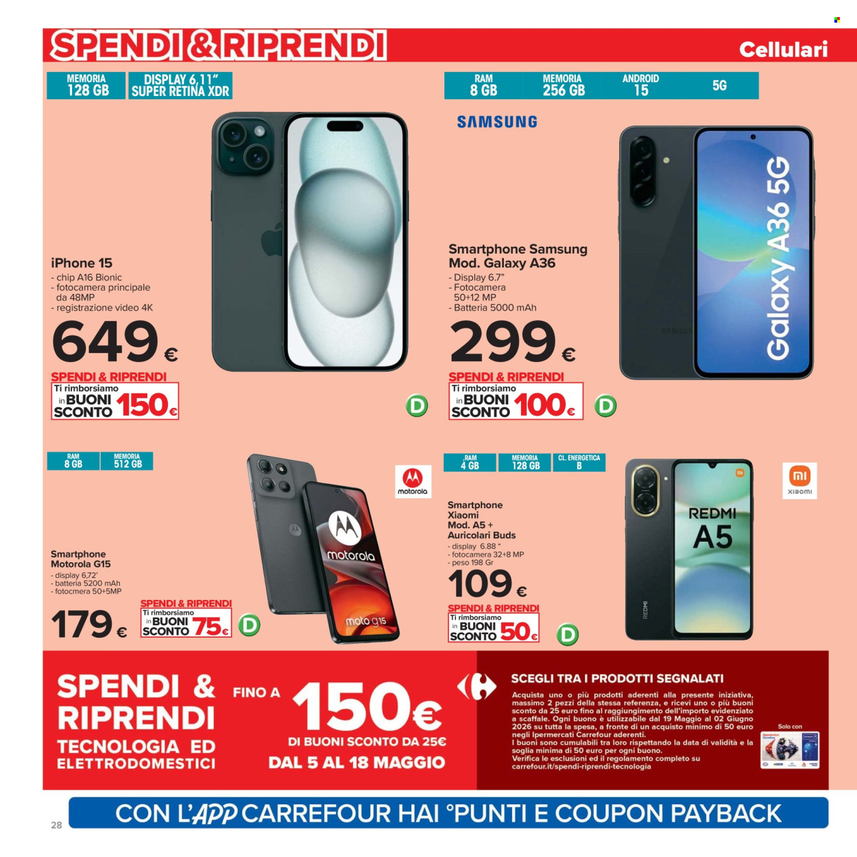 Volantino Carrefour - 5/5/2026 - 18/5/2026. Pagina 28