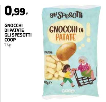 GNOCCHI DI PATATE GLI SPESOTTI COOP
