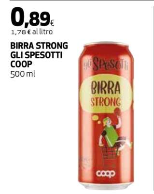 BIRRA STRONG GLI SPESOTTI COOP