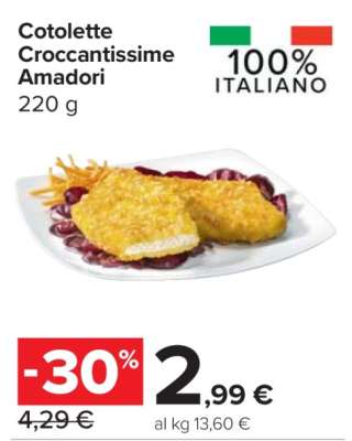 Cotolette Croccantissime Amadori