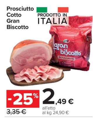 Prosciutto Cotto Gran Biscotto
