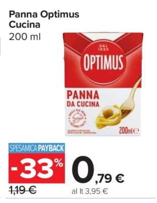 Panna Optimus Cucina