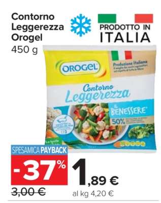 CONTORNO LEGGEREZZA OROGEL