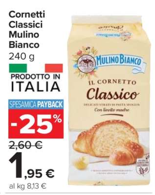 CORNETTI CLASSICI MULINO BIANCO