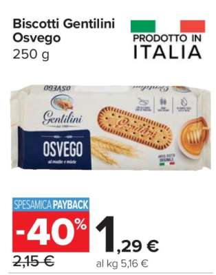 Biscotti Gentilini Osvego