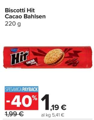 Biscotti Hit Cacao Bahlsen