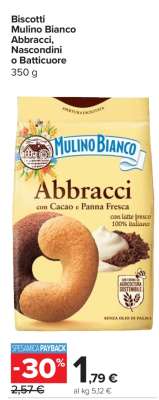 Biscotti Mulino Bianco Abbracci, Nascondini o Batticuore
