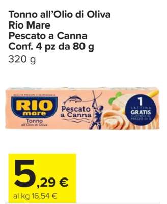 Tonno all’Olio di Oliva Rio Mare