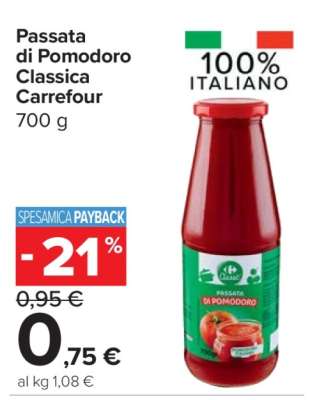 Passata di Pomodoro Classica Carrefour