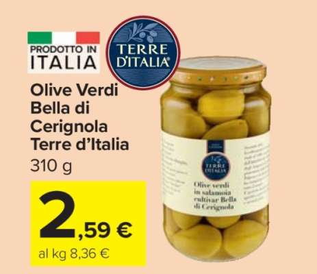 Olive Verdi Bella di Cerignola Terre d’Italia