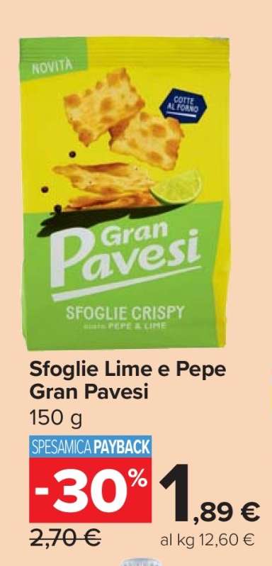 Sfoglie Lime e Pepe Gran Pavesi
