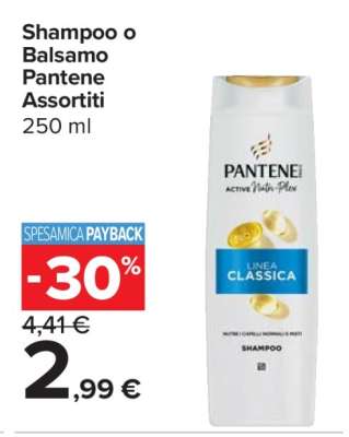 Shampoo o Balsamo Pantene Assortiti