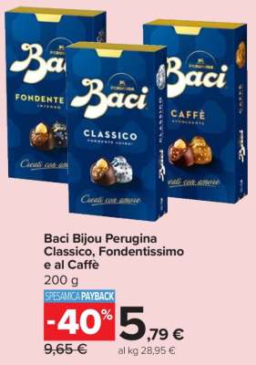 Baci Bijou Perugina Classico, Fondentissimo e al Caffè