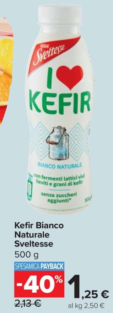 Kefir Bianco Naturale Sveltesse