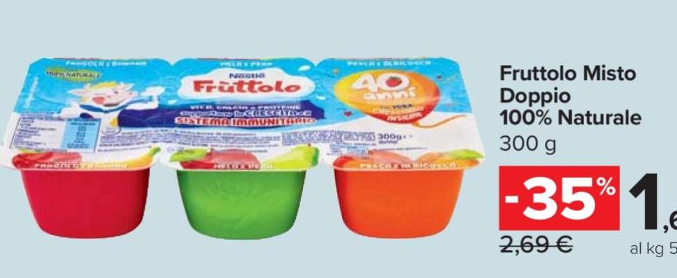 Fruttolo Misto Doppio 100% Naturale