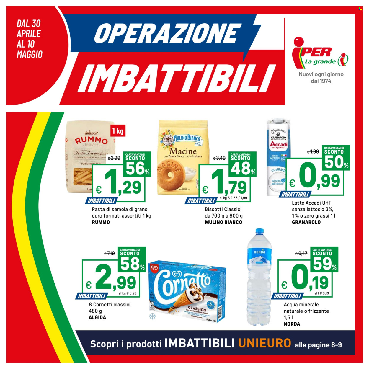 Volantino Iper, La grande i - 30/4/2026 - 10/5/2026. Pagina 1