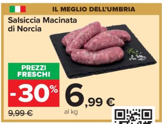 Salsiccia Macinata di Norcia