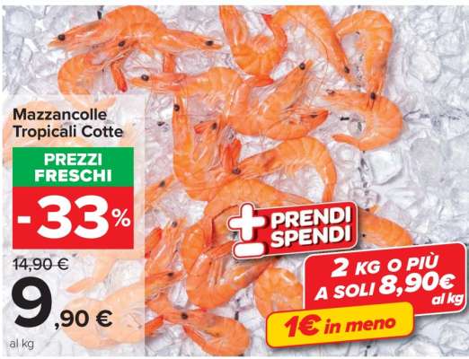 Mazzancolle Tropicali Cotte