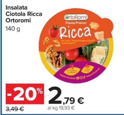 Insalata Ciotola Ricca Ortoromi