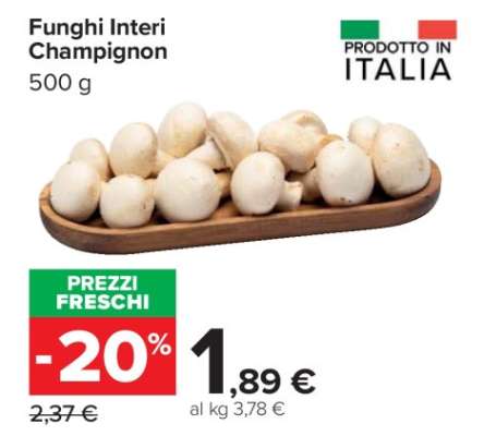 Funghi Interi Champignon