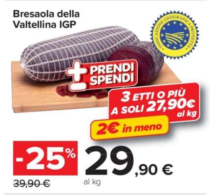 Bresaola della Valtellina IGP