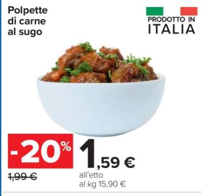 Polpette di carne al sugo
