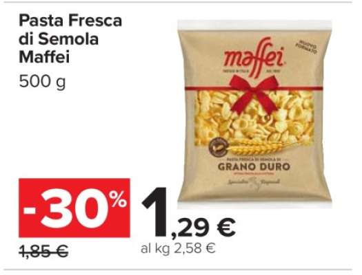 Pasta Fresca di Semola Maffei