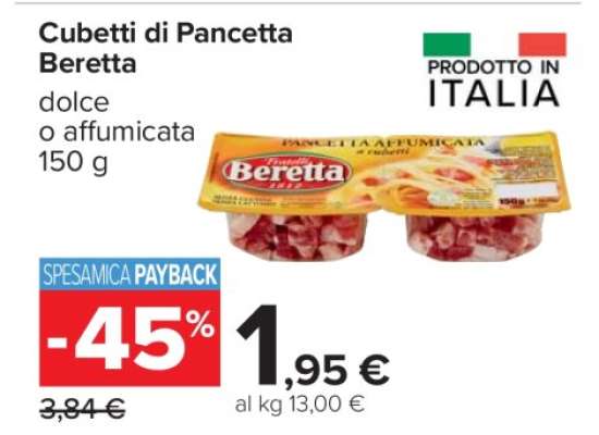 Cubetti di Pancetta Beretta