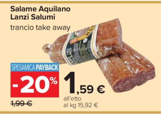 Salame Aquilano Lanzi salumi