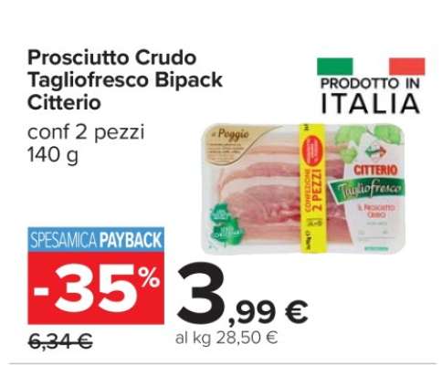 Prosciutto Crudo Tagliofresco Bipack Citterio