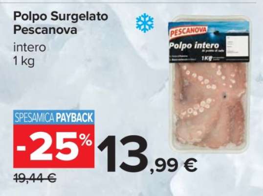 Polpo Surgelato Pescanova