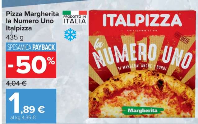 Pizza Margherita La Numero Uno Italpizza