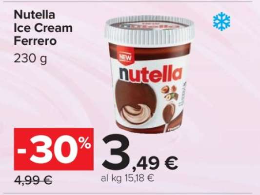 Nutella Ice Cream Ferrero